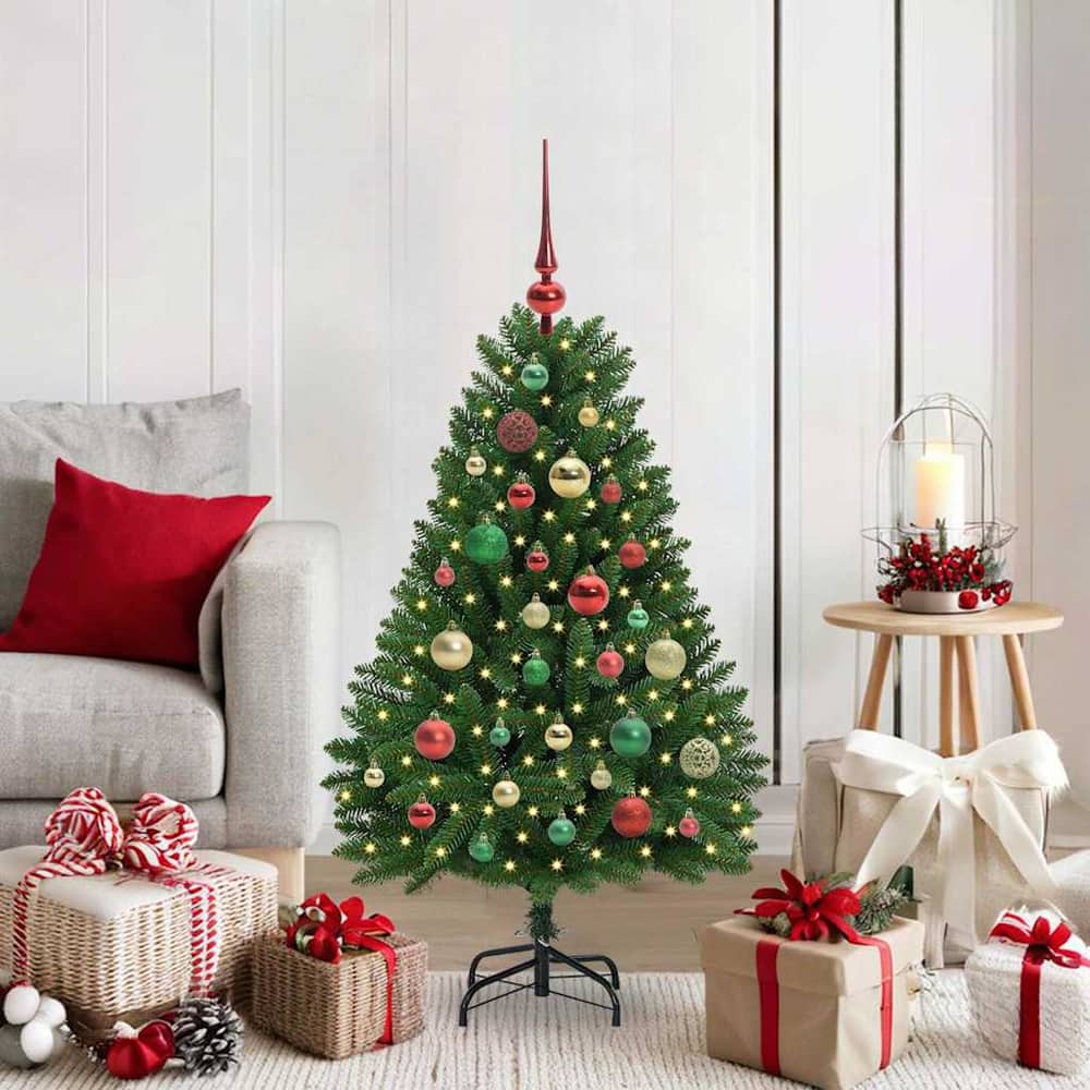 Artificial Christmas Tree in White Green