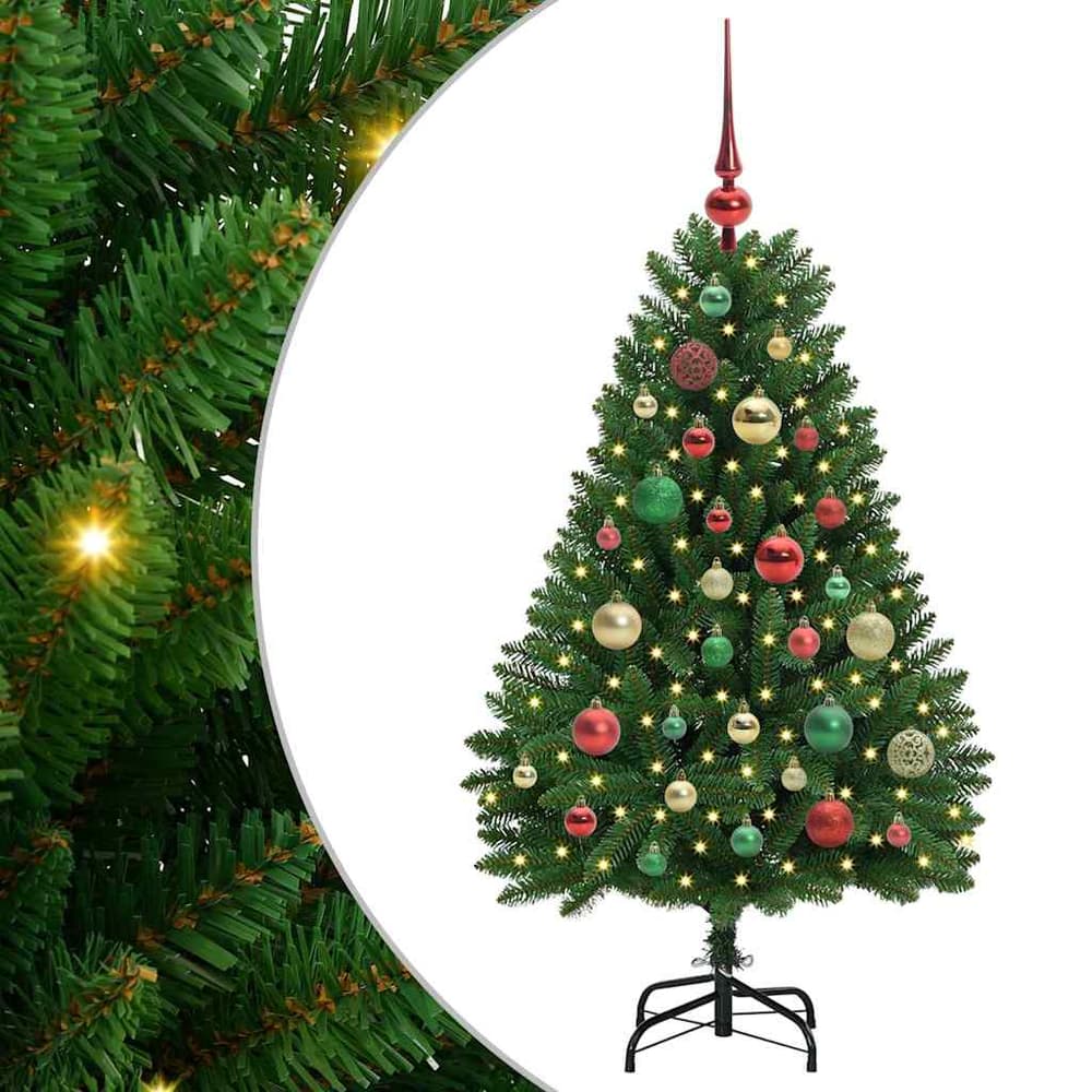 Artificial Christmas Tree in White Green, image 2