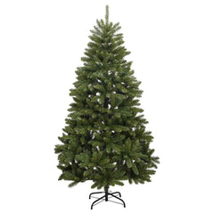 Artificial Christmas Tree 270 cm 300 LEDs Warm White Green Ø 128 x 270 cm with 300 LEDs&blue balls