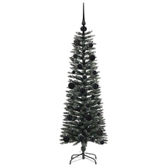 vidaXL Artificial Christmas Tree with 150 LEDs with Stand Green 120 cm 4
