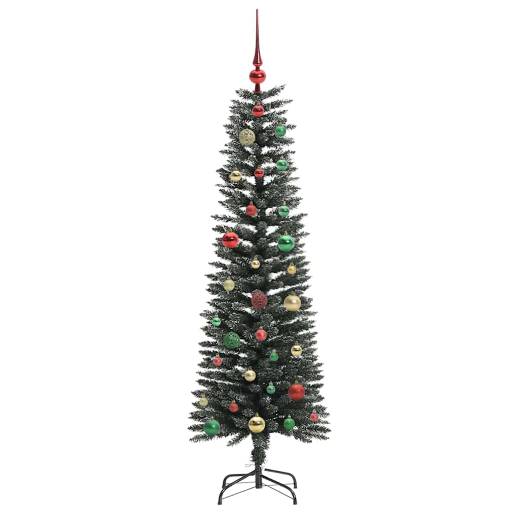 vidaXL Artificial Christmas Tree with 150 LEDs with Stand Green 150 cm 6