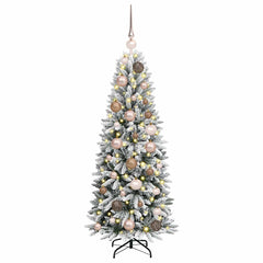 vidaXL Artificial Christmas Tree White 120 cm 3
