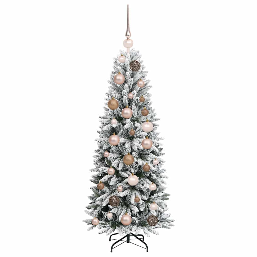 vidaXL Artificial Christmas Tree White 120 cm 4