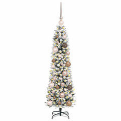 vidaXL Artificial Christmas Tree White 120 cm 3