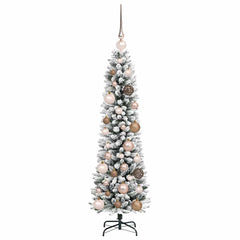 vidaXL Artificial Christmas Tree White 120 cm 4