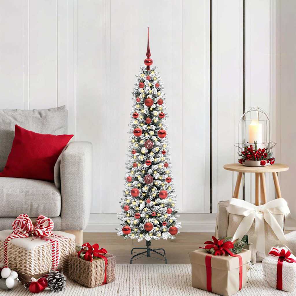 vidaXL Artificial Christmas Tree White 120 cm 1