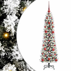 vidaXL Artificial Christmas Tree White 120 cm 2