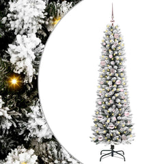 vidaXL Artificial Christmas Tree White 150 cm 2