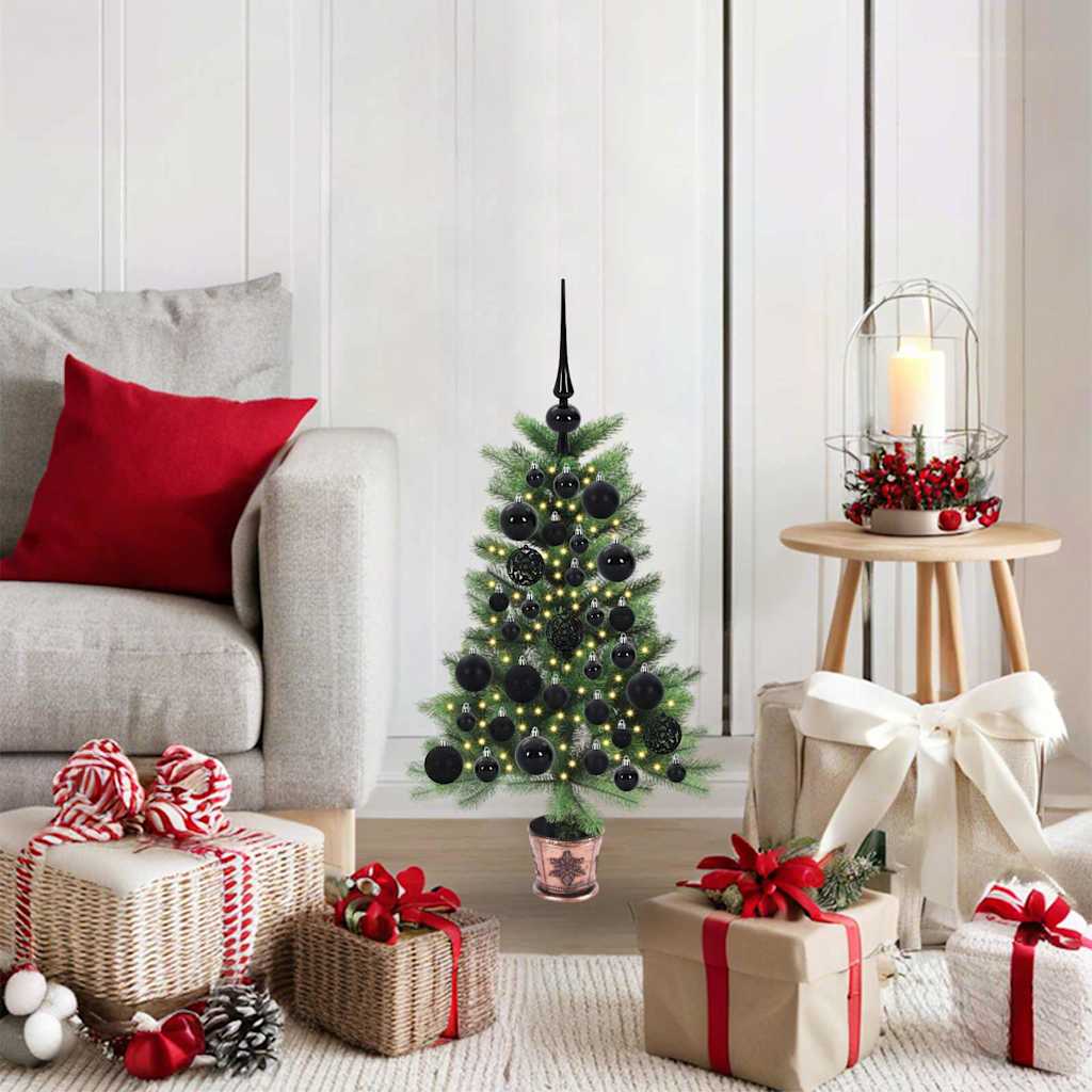 vidaXL Christmas Tree with 150 LEDs with Stand Green 65 cm PE 1