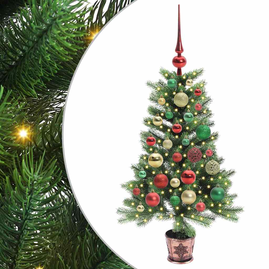 vidaXL Christmas Tree with 150 LEDs with Stand Green 90 cm PE 2