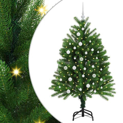 vidaXL Christmas Tree with 150 LEDs with Stand Green 120 cm PE 2