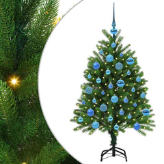 vidaXL Christmas Tree with 150 LEDs with Stand Green 120 cm PE 2