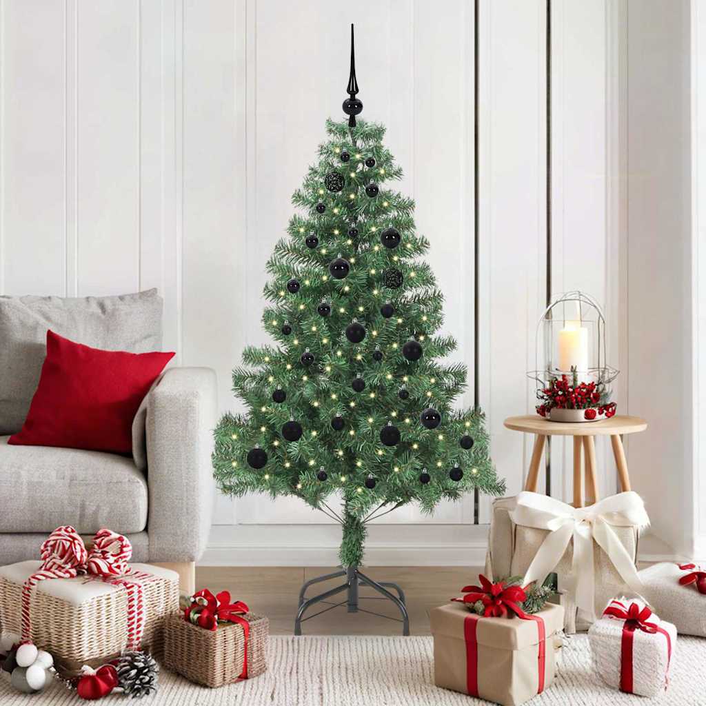 vidaXL Christmas Tree Green 150 cm PVC 1