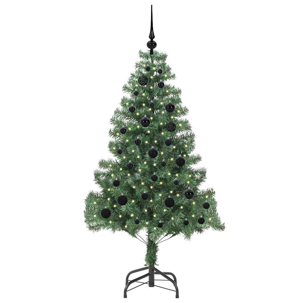 vidaXL Christmas Tree Green 150 cm PVC 3