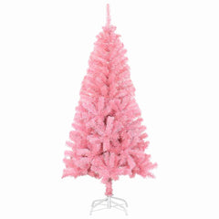 vidaXL Christmas Tree Pink 150 cm PVC 4