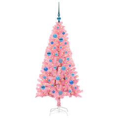vidaXL Christmas Tree Pink 150 cm PVC 3
