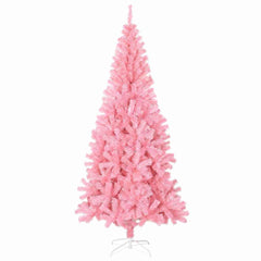 vidaXL Christmas Tree Pink 180 cm PVC 4