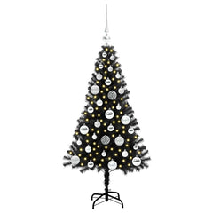 vidaXL Christmas Tree Black 120 cm PVC 3