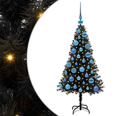 vidaXL Christmas Tree Black 120 cm PVC 2