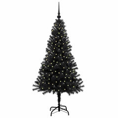 vidaXL Christmas Tree Black 150 cm PVC 3