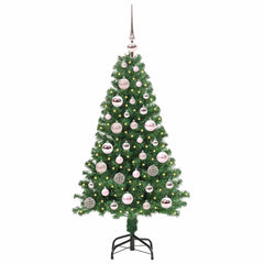 vidaXL Artificial Christmas Tree with 150 LEDs with Stand Green 120 cm 3