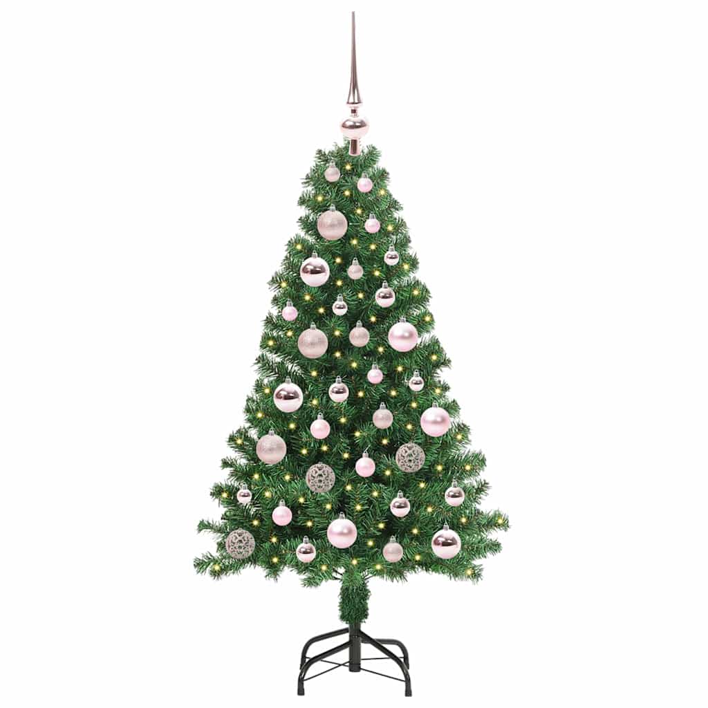 vidaXL Artificial Christmas Tree with 150 LEDs with Stand Green 120 cm 3