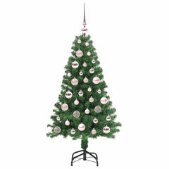 vidaXL Artificial Christmas Tree with 150 LEDs with Stand Green 120 cm 4