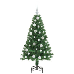 vidaXL Artificial Christmas Tree with 150 LEDs with Stand Green 120 cm 4