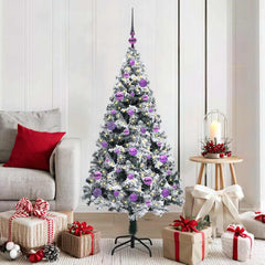 vidaXL Artificial Christmas Tree White 150 cm Width 150 cm