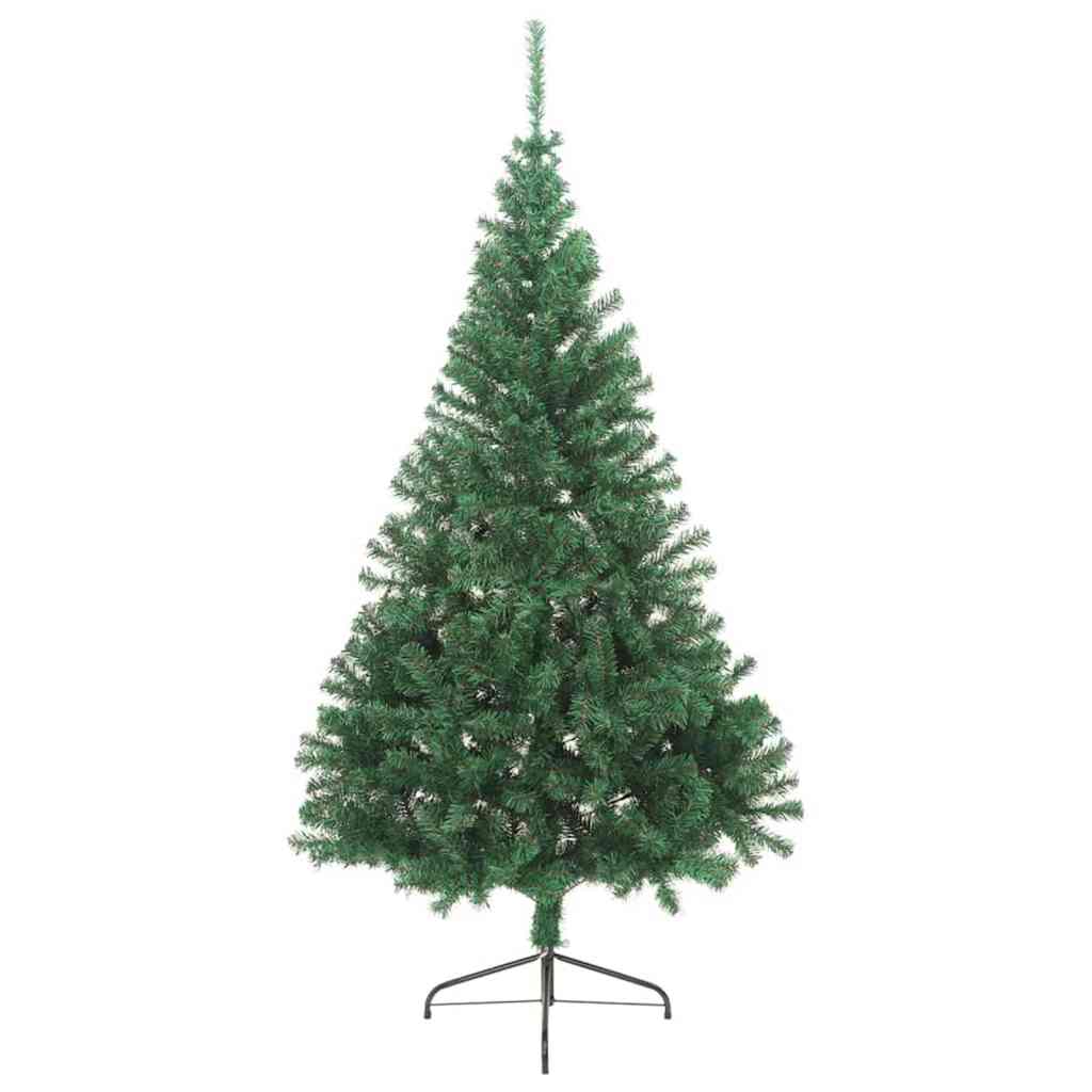 Artificial Pre-lit Christmas Tree PVC 240 cm Green without baubles