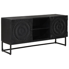 vidaXL TV Cabinet Black 105 x 30 x 54 cm 3