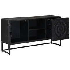 vidaXL TV Cabinet Black 105 x 30 x 54 cm 4