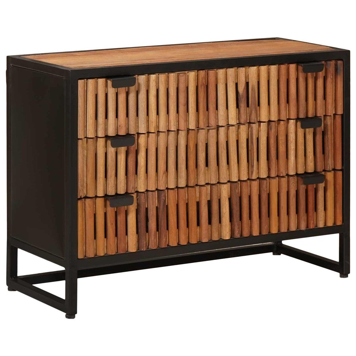 vidaXL Drawer Cabinet with Drawer 75 x 30 x 54 cm 2
