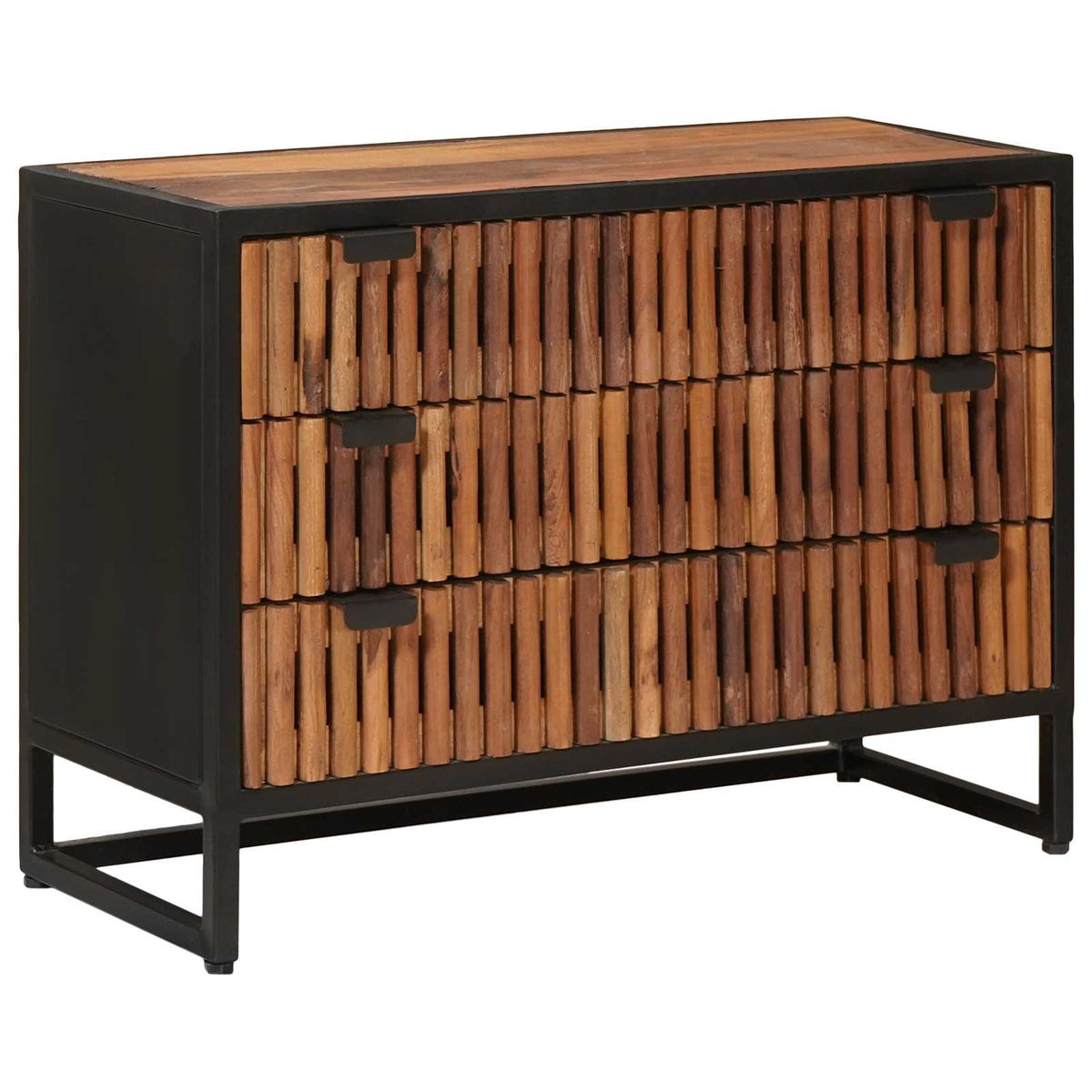 vidaXL Drawer Cabinet with Drawer 75 x 30 x 54 cm 3