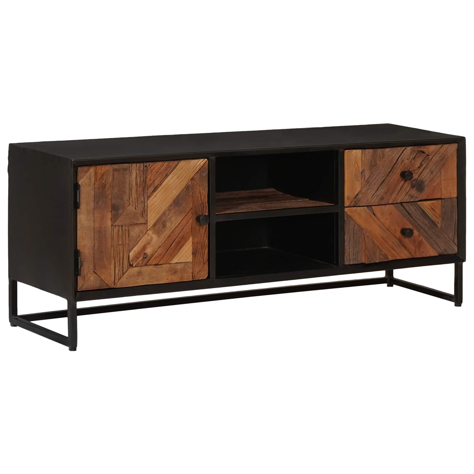 vidaXL TV Cabinet with Drawer with Storage with Door 105 x 30 x 40 cm 3