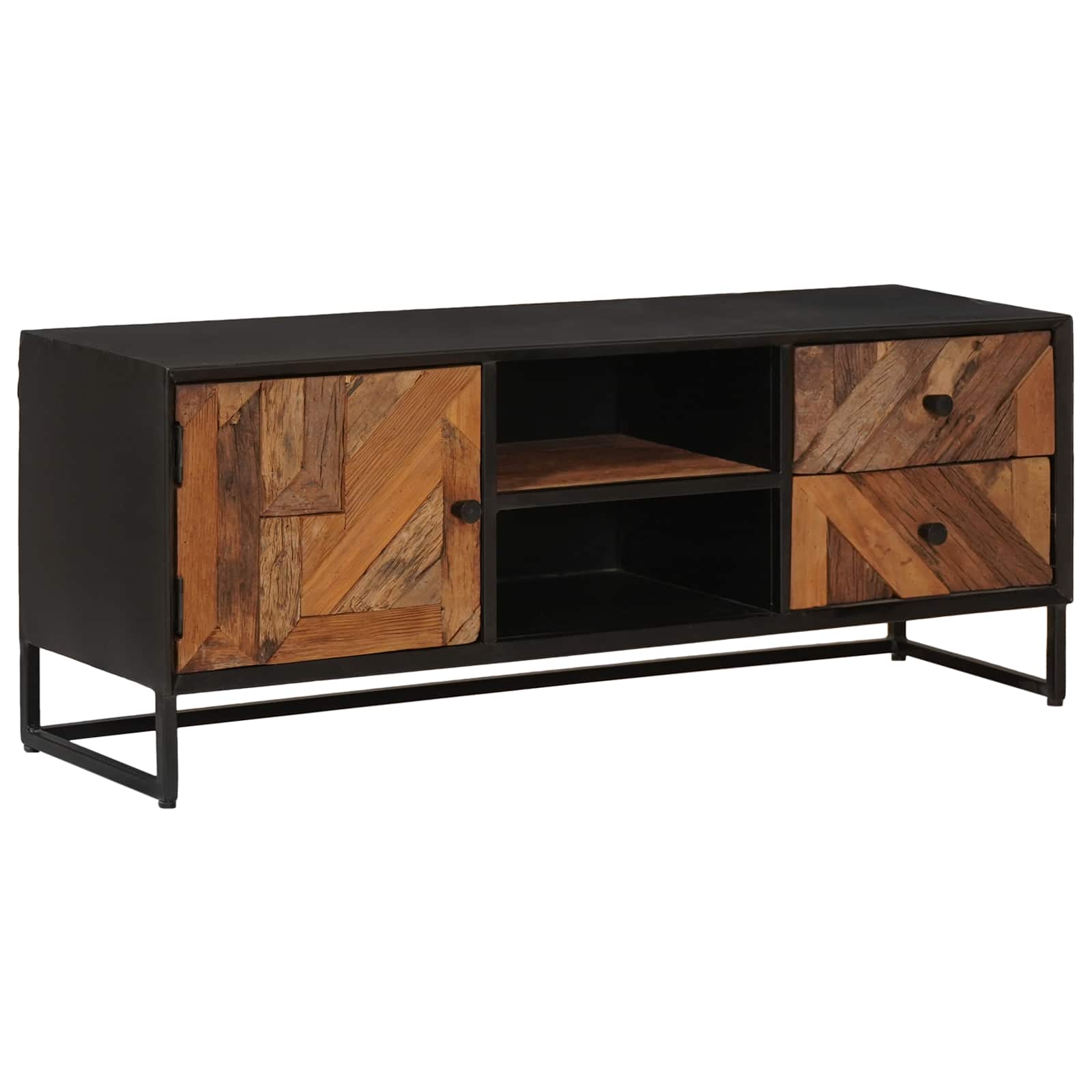 vidaXL TV Cabinet with Drawer with Storage with Door 105 x 30 x 40 cm 4