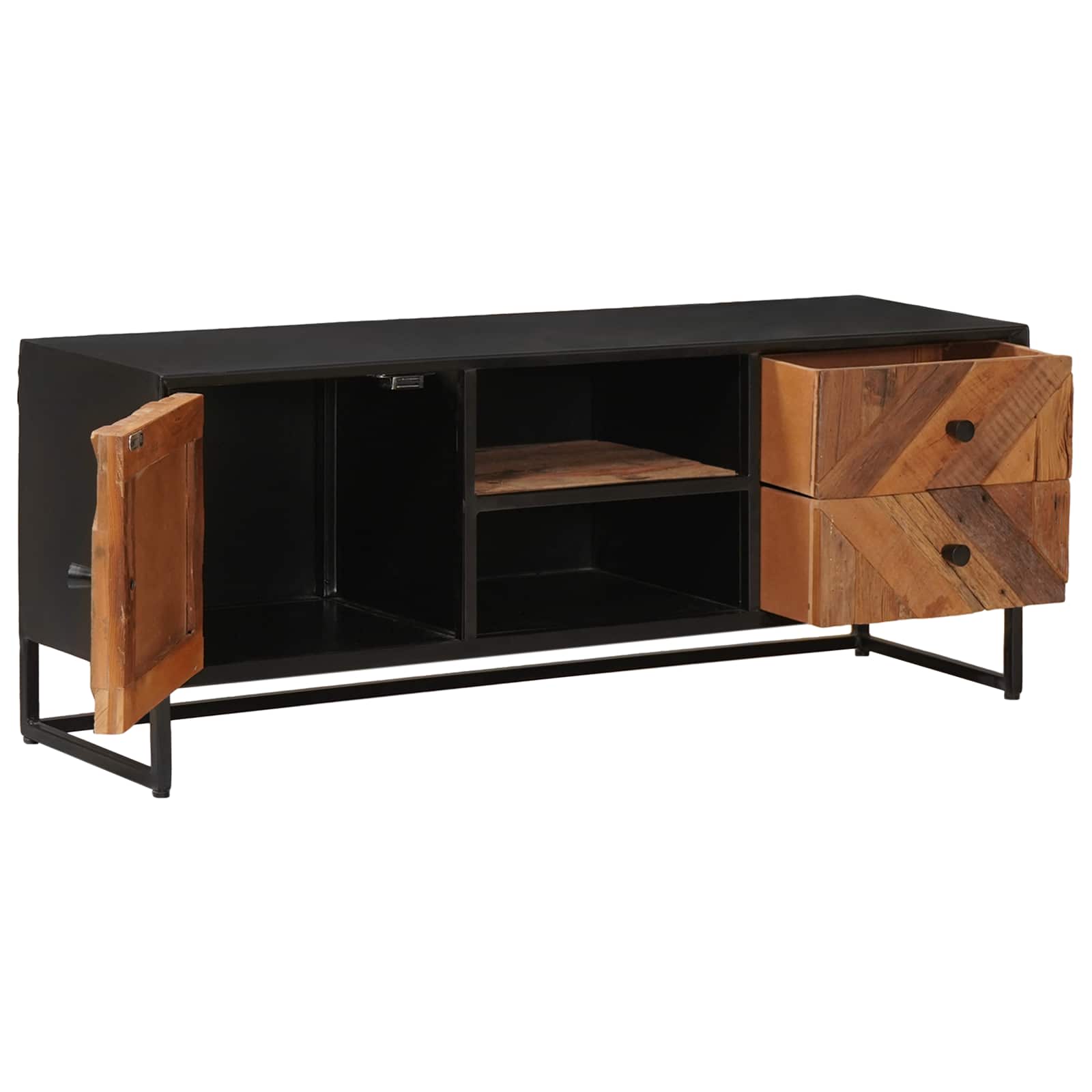 vidaXL TV Cabinet with Drawer with Storage with Door 105 x 30 x 40 cm 5