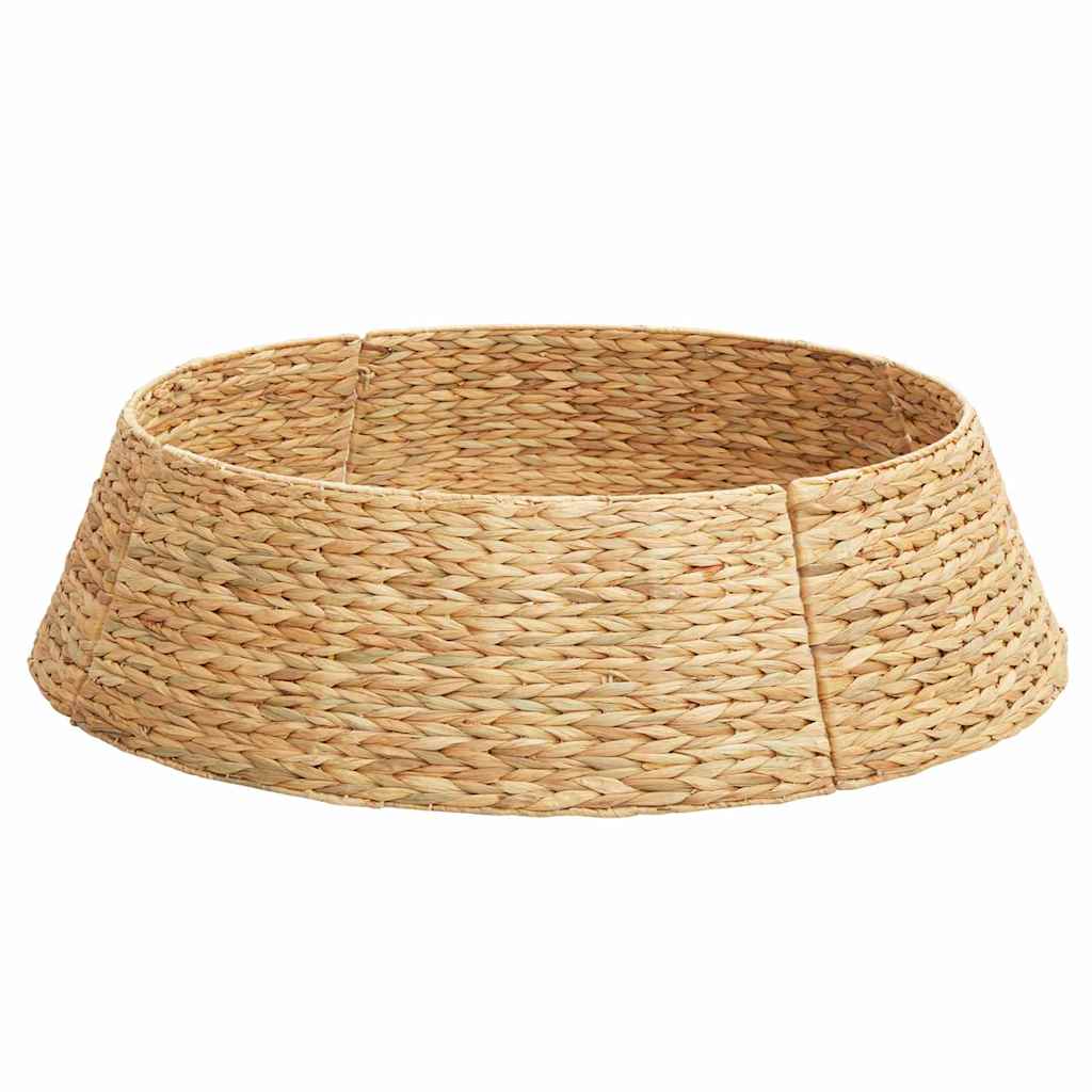 vidaXL Christmas Tree Collar Round Brown 105 x 105 x 28 cm 2