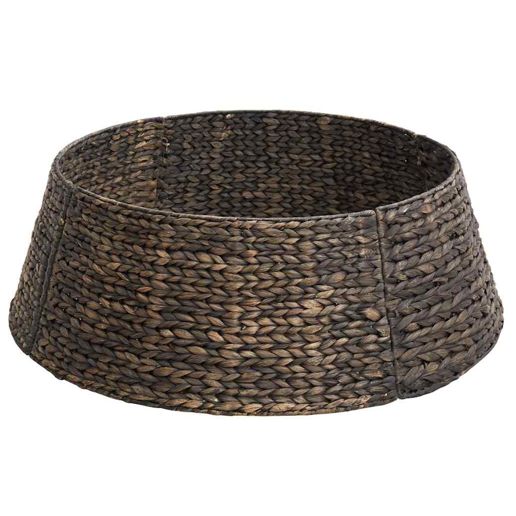 vidaXL Christmas Tree Collar Round Black Dia. 75 x 25 cm 2