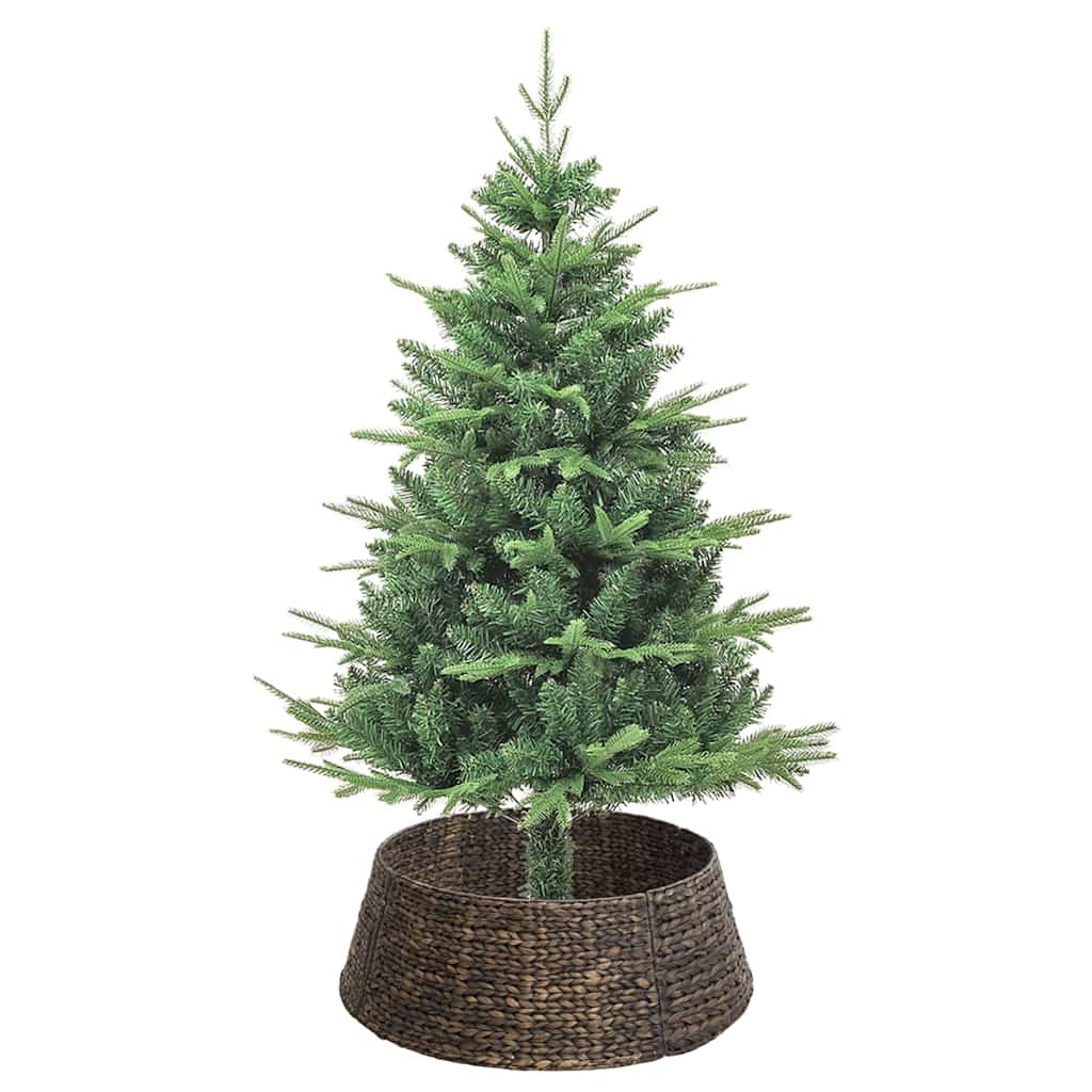 vidaXL Christmas Tree Collar Round Black Dia. 75 x 25 cm 3