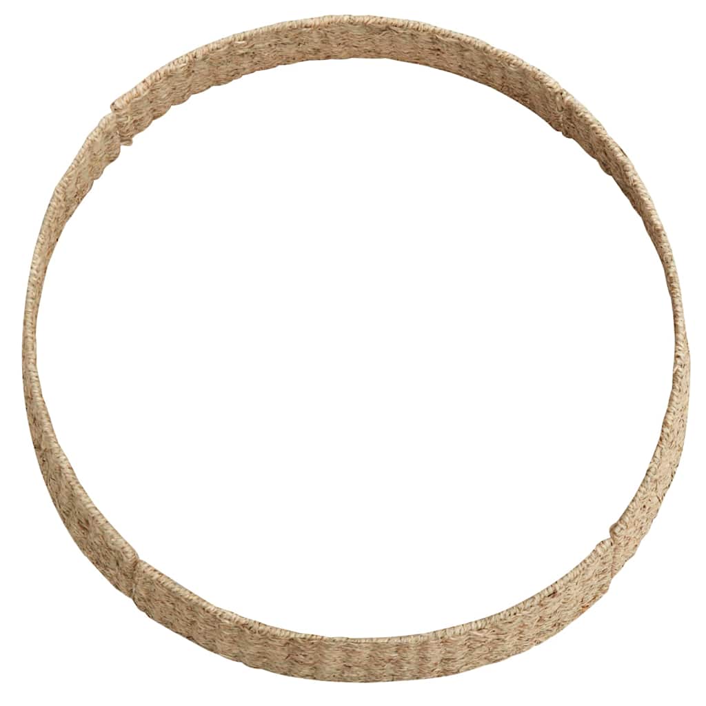 vidaXL Christmas Tree Collar Round Natural 105 x 105 x 28 cm Seagrass 4