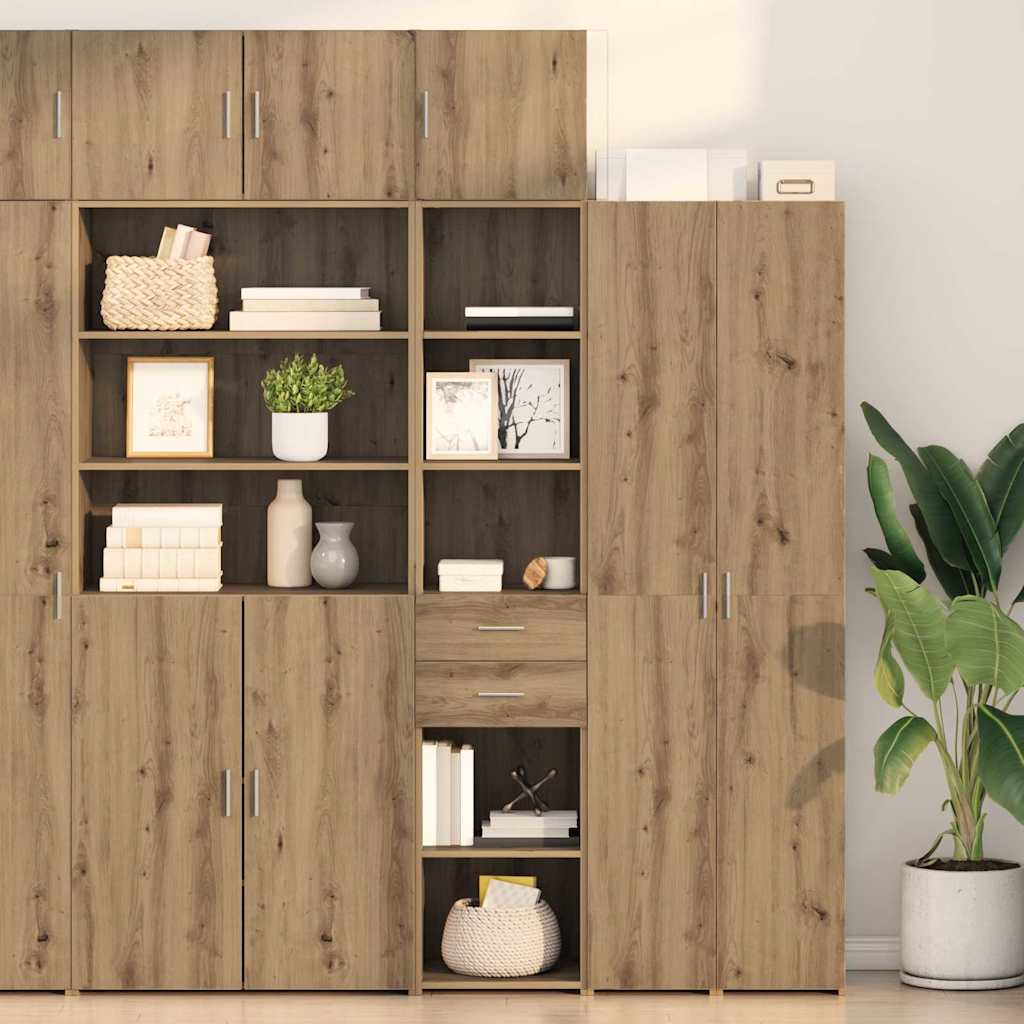 Highboard 40 x 42.5 x 185 cm Engineered Wood Artisan oak