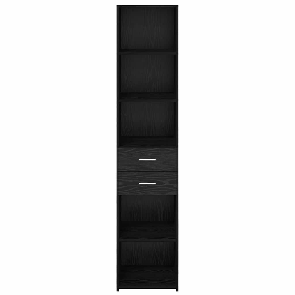 Highboard 40 x 42.5 x 185 cm Engineered Wood Black oak