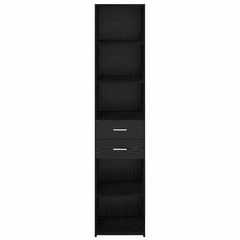 Highboard 40 x 42.5 x 185 cm Engineered Wood Black oak