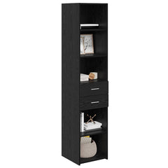 Highboard 40 x 42.5 x 185 cm Engineered Wood Black oak