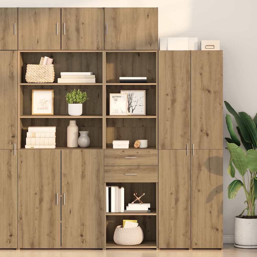 Highboard 50 x 42.5 x 185 cm Engineered Wood Artisan oak