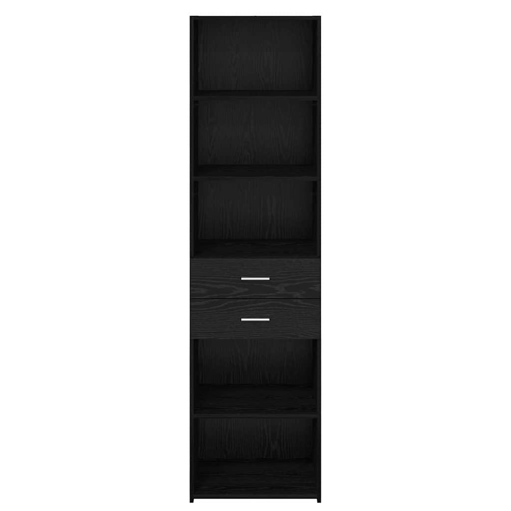 Highboard 50 x 42.5 x 185 cm Engineered Wood Black oak