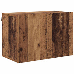 5 Piece TV Wall Units Engineered Wood Old wood