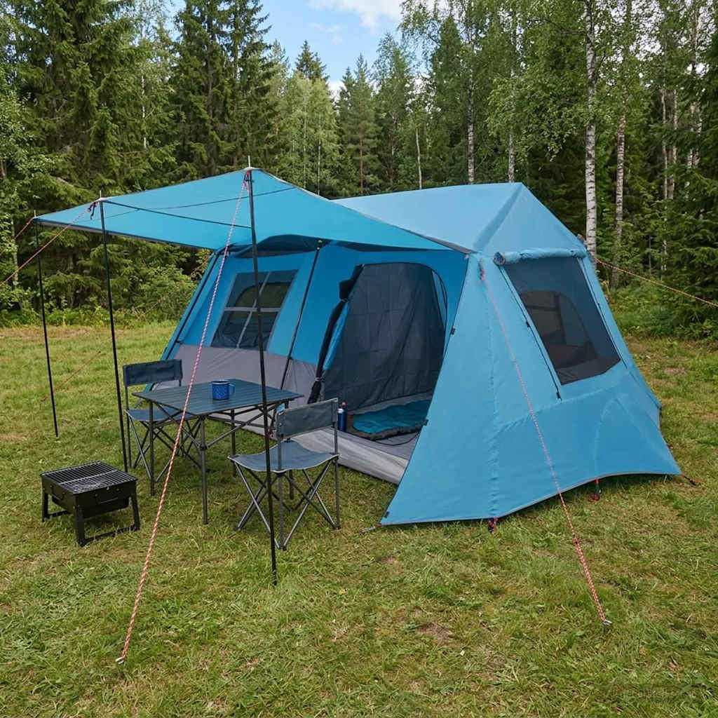 Tunnel Tent 400 x 278 x 200 cm Blue