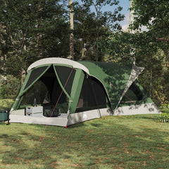 Family Tent 14-Person 185T Polyester with PU Coating Green